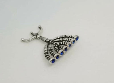 Silver Menorah Pendant
