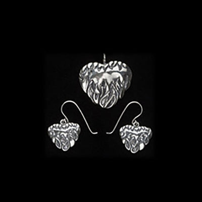 Heart on Fire Necklace