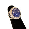 Sterling and Sodalite Ring
