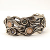 Sterling and Stone Cuff Bracelet