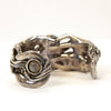 Sterling and Stone Cuff Bracelet