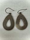 Sterling Rope Earrings