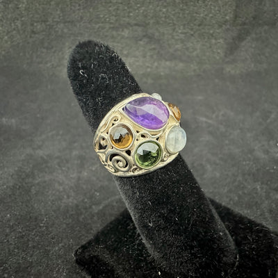 Sterling Multi-Stone Ring