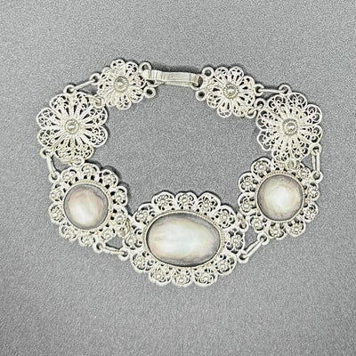 Silver and Mother of Pearl Bracelet