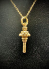 Antique Gold Cased Watch Key