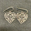 Sterling Heart Earrings