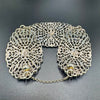 Sterling Filigree Medallion Bracelet