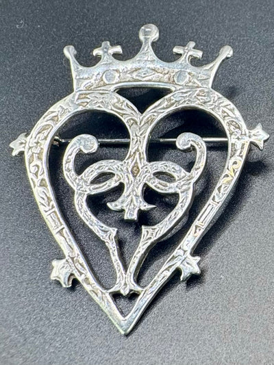 Sterling Luckenbooth Brooch