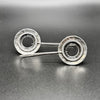 Sterling Disc Earrings