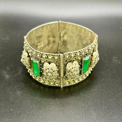 Antique Cannetille Panel Bracelet