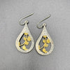 Gilt Floral Earrings