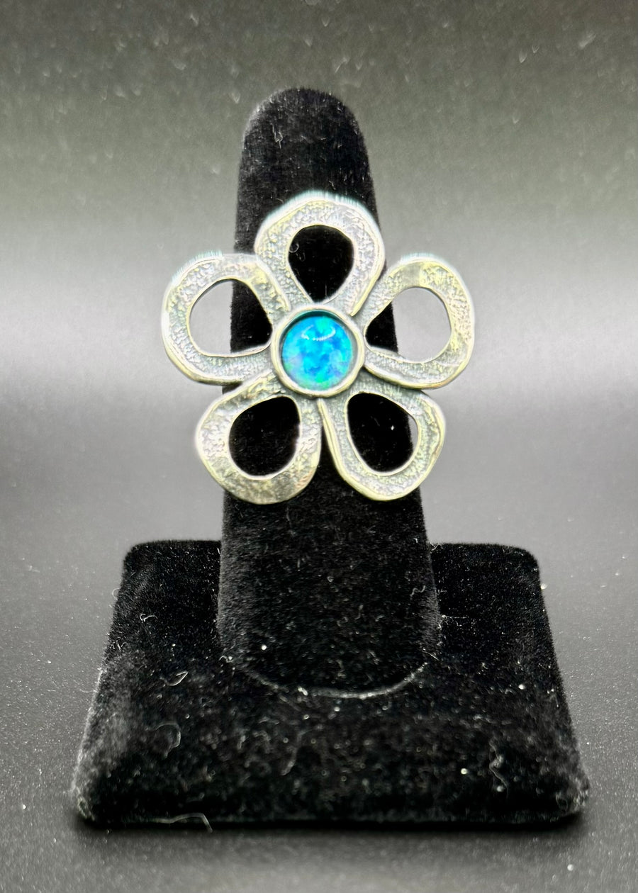 Sterling Petal Ring