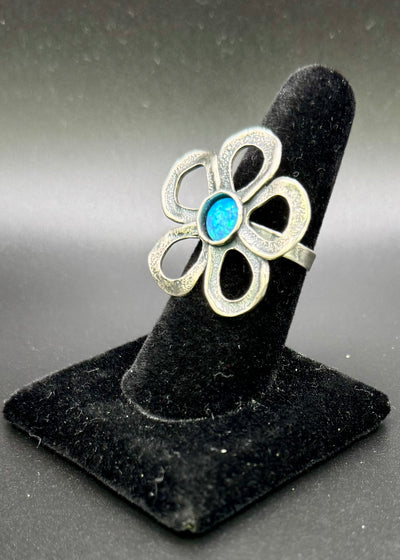Sterling Petal Ring