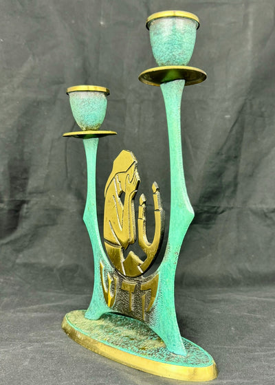 Sabra Shabbat Candle Holder