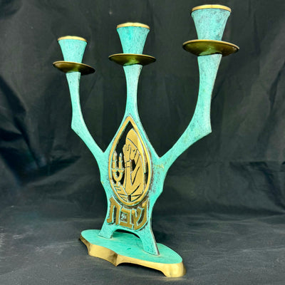 Three Cup Shabbat Candle Holder