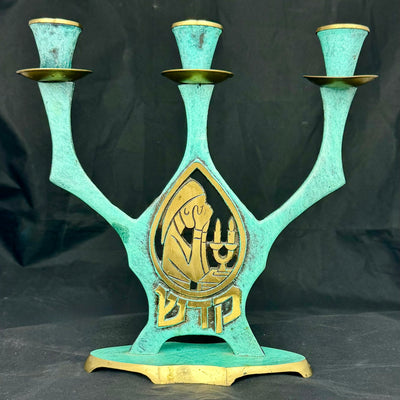 Three Cup Shabbat Candle Holder