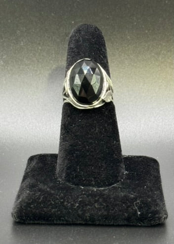 Sterling Jet Ring