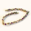 Sterling/Amethyst Tennis Bracelet