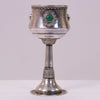 Sterling and Eilat Stone Kiddush Cup