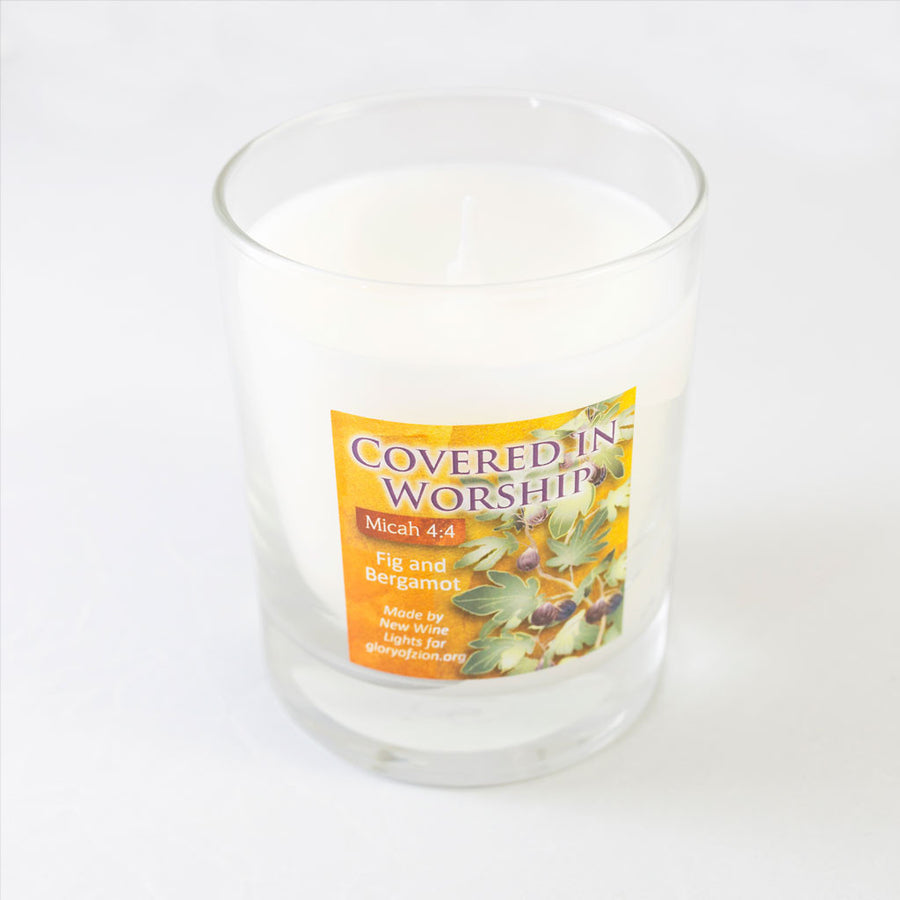 Covered in Worship Candle