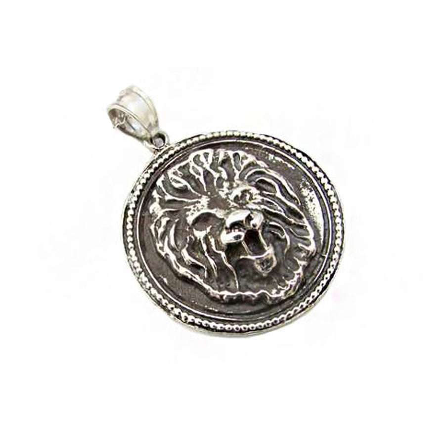 Sterling Lion Pendant by Moshe Ozery