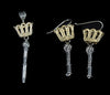 Crown and Scepter Earrings