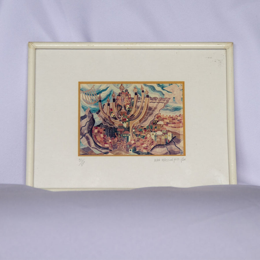 Ilan Hasson Menorah Print