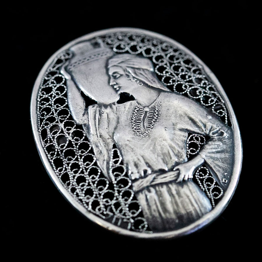 Sterling Bezalel Brooch - Rachel